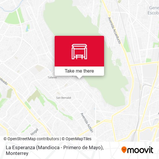 La Esperanza (Mandioca - Primero de Mayo) map