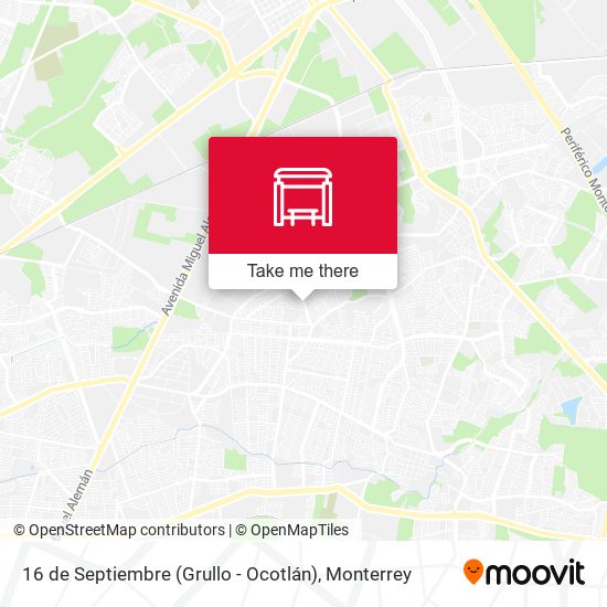 Mapa de 16 de Septiembre (Grullo - Ocotlán)