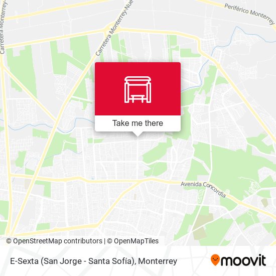 E-Sexta (San Jorge - Santa Sofía) map