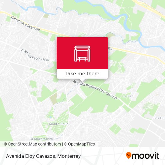 Mapa de Avenida Eloy Cavazos
