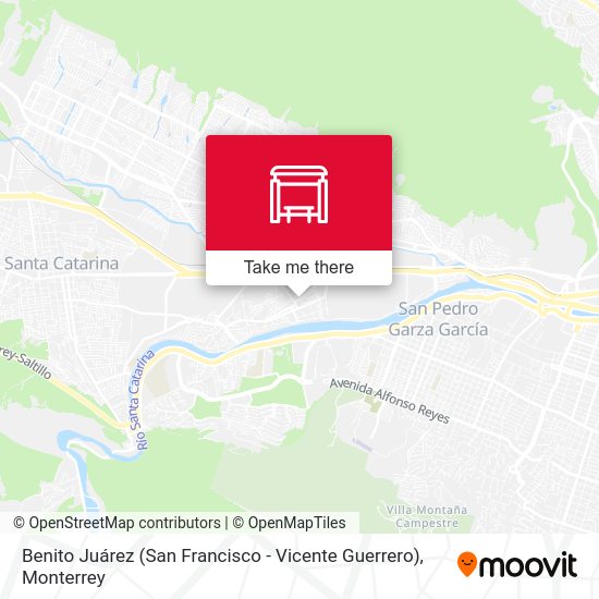 Benito Juárez (San Francisco - Vicente Guerrero) map