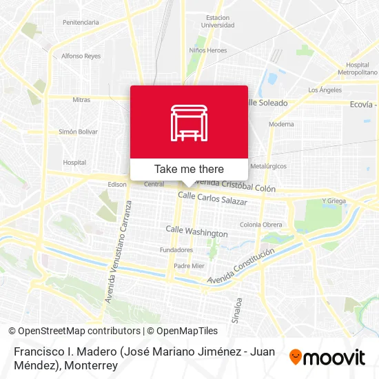 Mapa de Francisco I. Madero (José Mariano Jiménez - Juan Méndez)