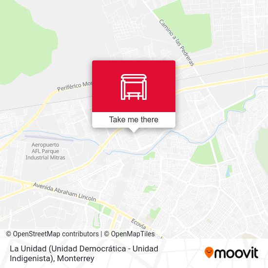 La Unidad (Unidad Democrática - Unidad Indigenista) map
