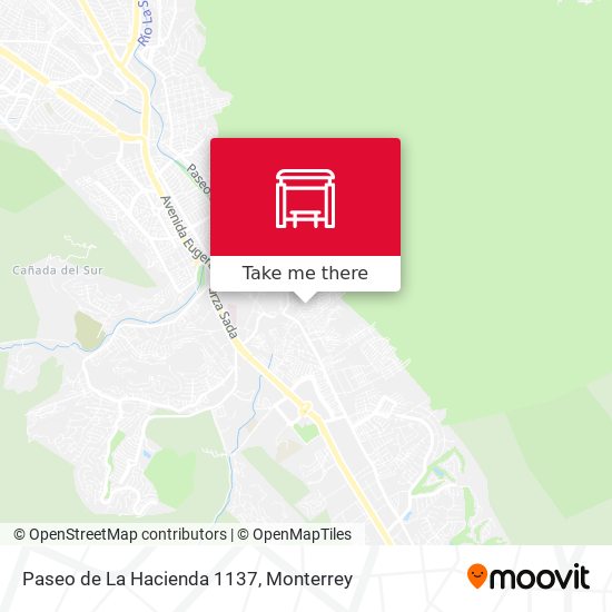 Mapa de Paseo de La Hacienda 1137