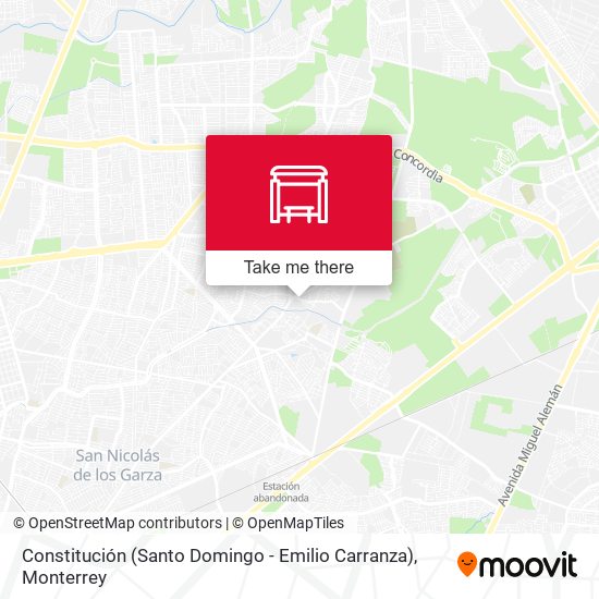 Constitución (Santo Domingo - Emilio Carranza) map