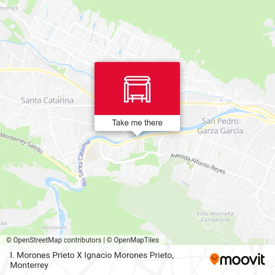 Mapa de I. Morones Prieto X Ignacio Morones Prieto