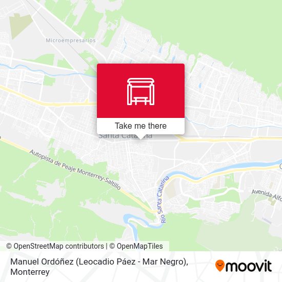 Manuel Ordóñez (Leocadio Páez - Mar Negro) map