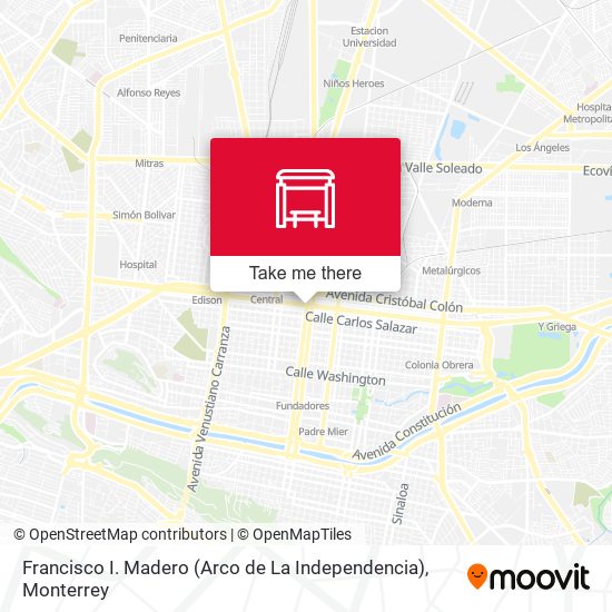 Mapa de Francisco I. Madero (Arco de La Independencia)
