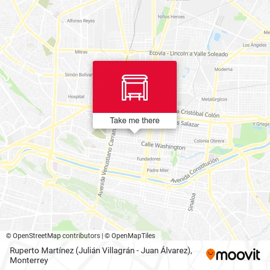 Mapa de Ruperto Martínez (Julián Villagrán - Juan Álvarez)