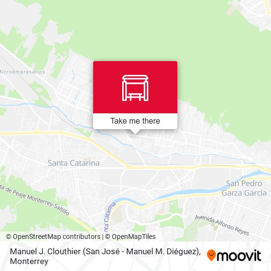 Manuel J. Clouthier (San José - Manuel M. Diéguez) map