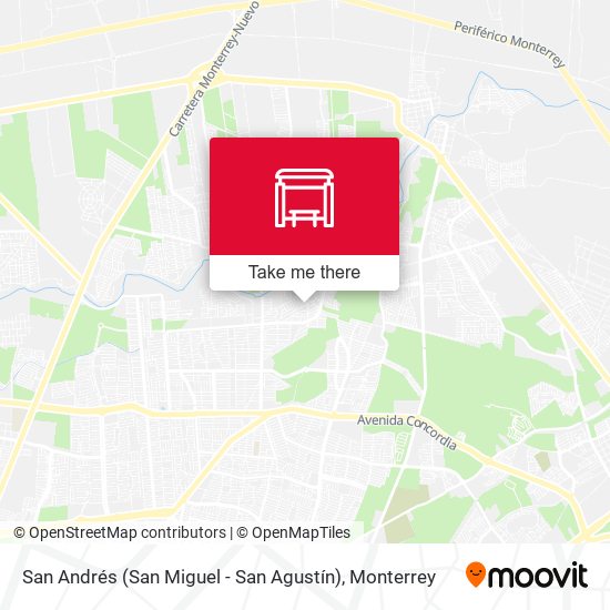 San Andrés (San Miguel - San Agustín) map