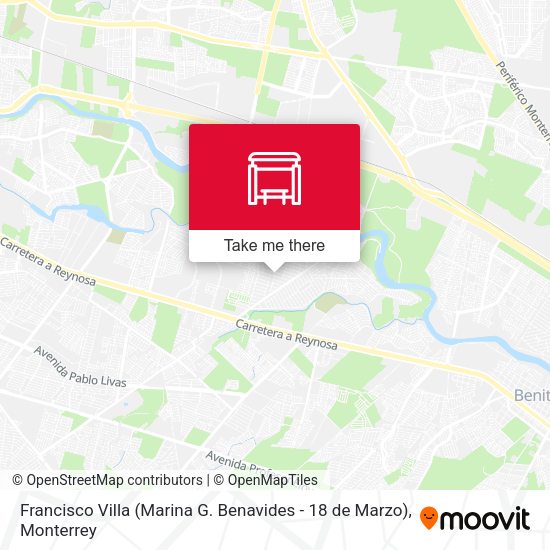 Francisco Villa (Marina G. Benavides - 18 de Marzo) map