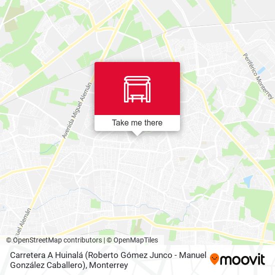 Mapa de Carretera A Huinalá (Roberto Gómez Junco - Manuel González Caballero)