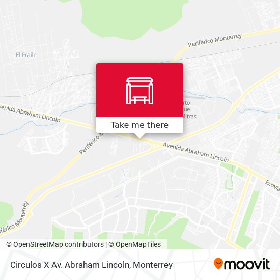 Circulos X Av. Abraham Lincoln map