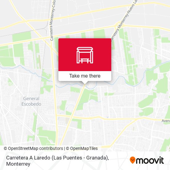 Carretera A Laredo (Las Puentes - Granada) map