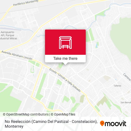 Mapa de No Reelección (Camino Del Pastizal - Constelación)