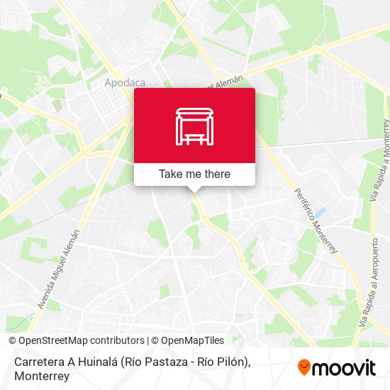 Carretera A Huinalá (Río Pastaza - Río Pilón) map