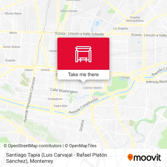 Mapa de Santiago Tapia (Luis Carvajal - Rafael Platón Sánchez)
