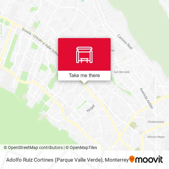 Mapa de Adolfo Ruíz Cortines (Parque Valle Verde)