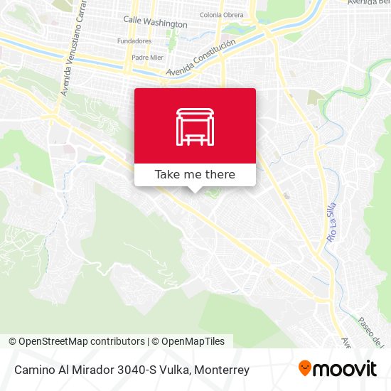 Mapa de Camino Al Mirador 3040-S Vulka