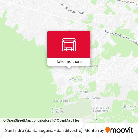 San Isidro (Santa Eugenia - San Silvestre) map
