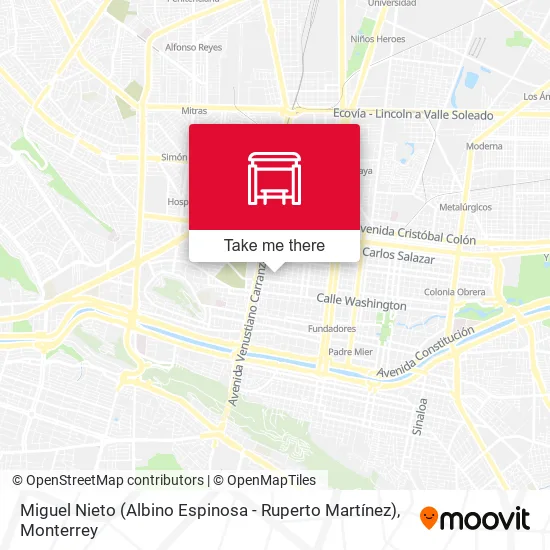 Mapa de Miguel Nieto (Albino Espinosa - Ruperto Martínez)