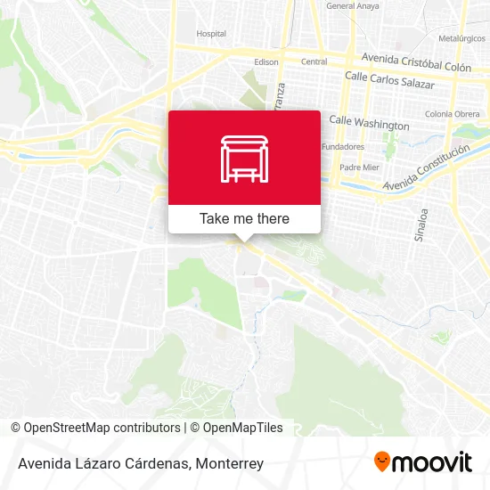 Mapa de Avenida Lázaro Cárdenas