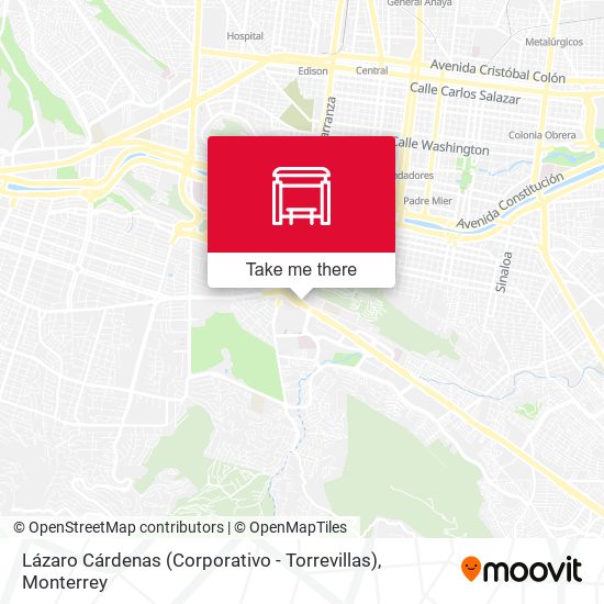 Lázaro Cárdenas (Corporativo - Torrevillas) map