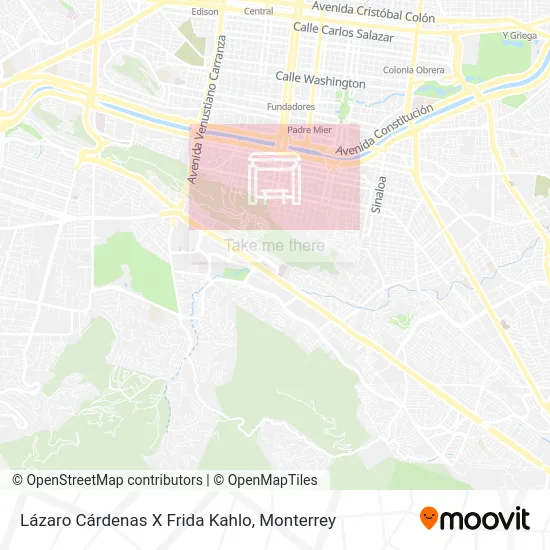 Mapa de Lázaro Cárdenas X Frida Kahlo