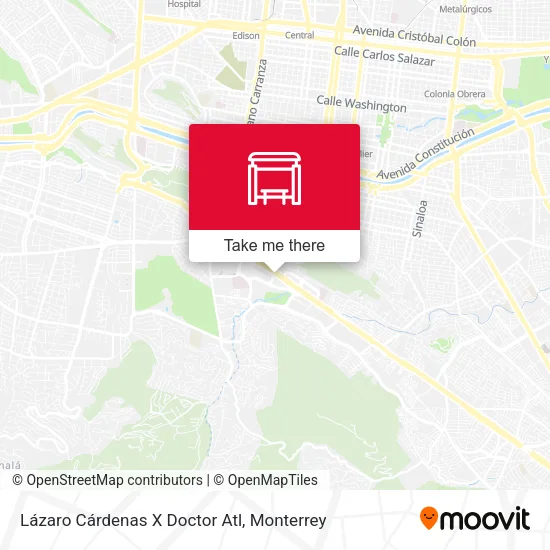 Mapa de Lázaro Cárdenas X Doctor Atl