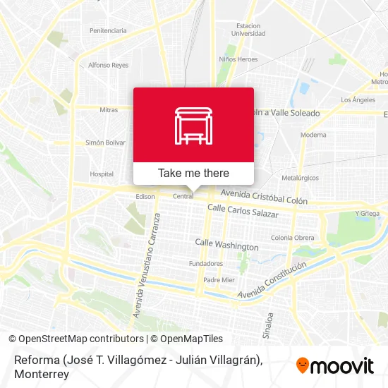 Reforma (José T. Villagómez - Julián Villagrán) map