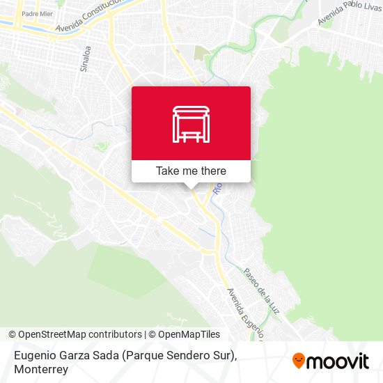 Eugenio Garza Sada (Parque Sendero Sur) map