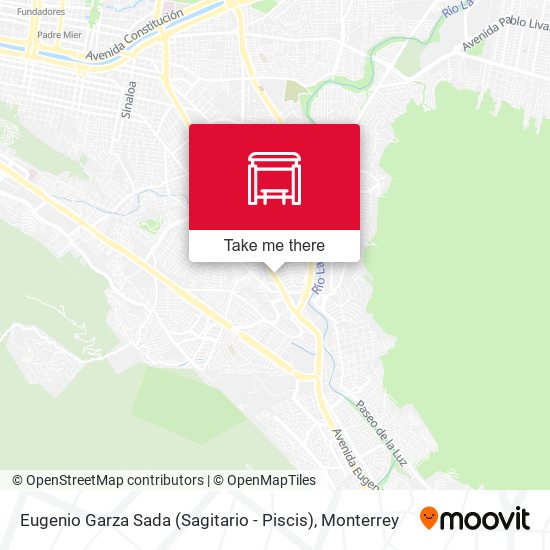 Eugenio Garza Sada (Sagitario - Piscis) map