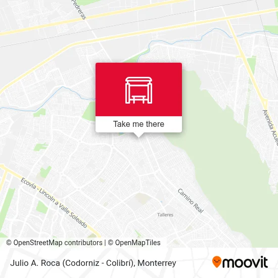 Julio A. Roca (Codorniz - Colibrí) map