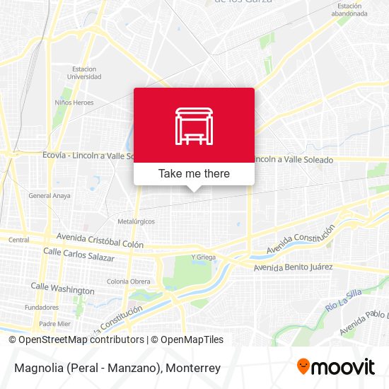 Magnolia (Peral - Manzano) map