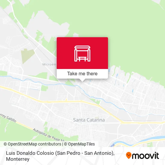 Mapa de Luis Donaldo Colosio (San Pedro - San Antonio)