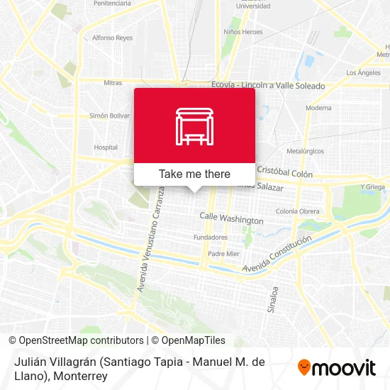Mapa de Julián Villagrán (Santiago Tapia - Manuel M. de Llano)