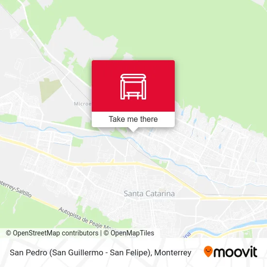 Mapa de San Pedro (San Guillermo - San Felipe)