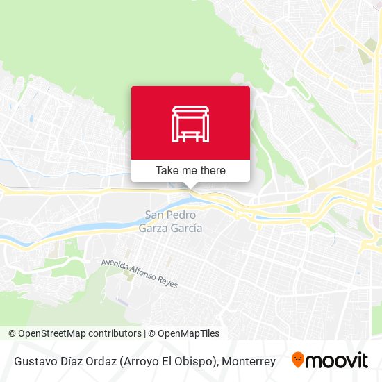 Gustavo Díaz Ordaz (Arroyo El Obispo) map