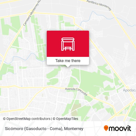 Sicómoro (Gasoducto - Coma) map