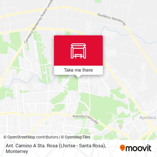 Ant. Camino A Sta. Rosa (Lhotse - Santa Rosa) map