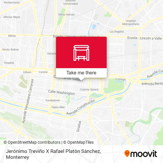 Mapa de Jerónimo Treviño X Rafael Platón Sánchez