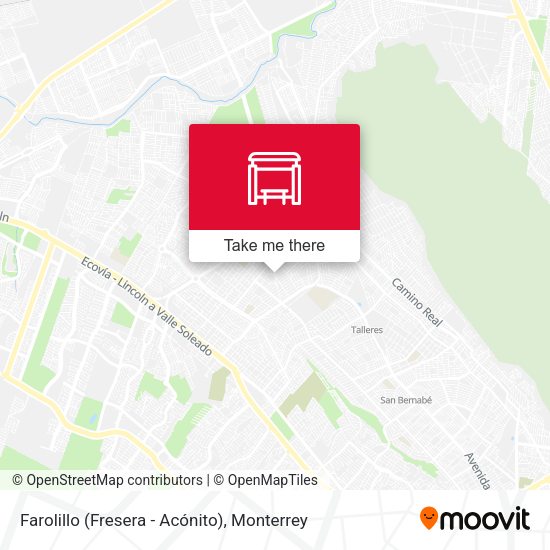 Farolillo (Fresera - Acónito) map