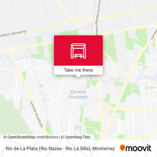 Río de La Plata (Río Nazas - Río La Silla) map
