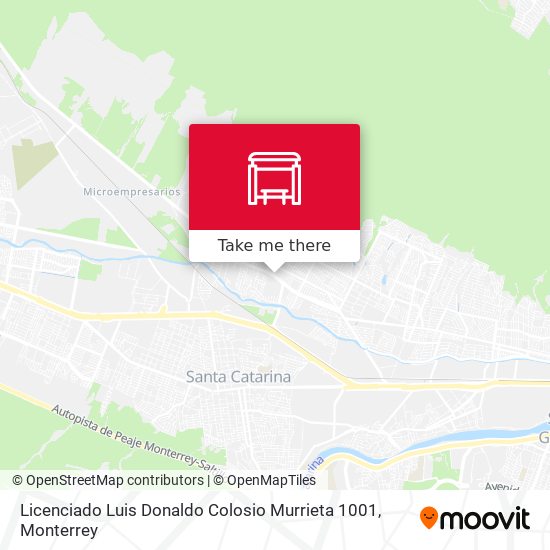 Mapa de Licenciado Luis Donaldo Colosio Murrieta 1001