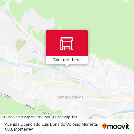 Avenida Licenciado Luis Donaldo Colosio Murrieta, 603 map