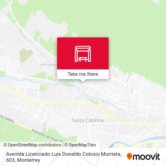 Mapa de Avenida Licenciado Luis Donaldo Colosio Murrieta, 603