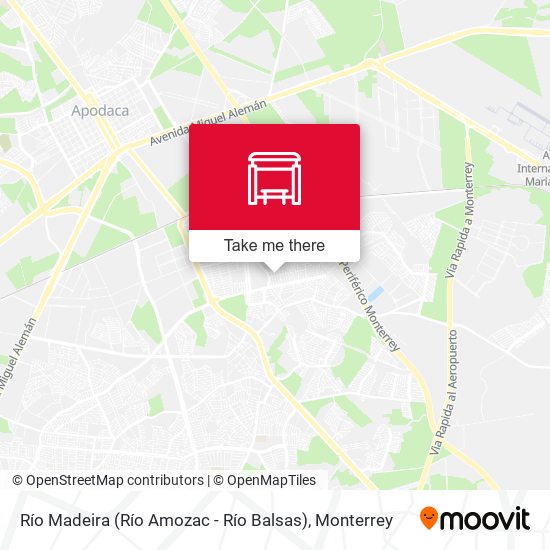 Río Madeira (Río Amozac - Río Balsas) map