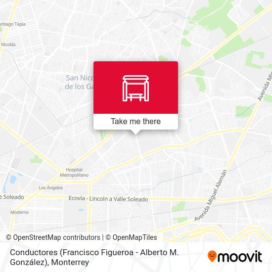 Conductores (Francisco Figueroa - Alberto M. González) map