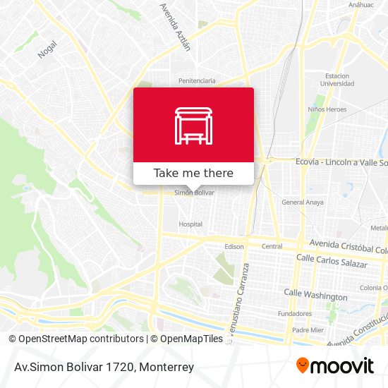 Mapa de Av.Simon Bolivar 1720